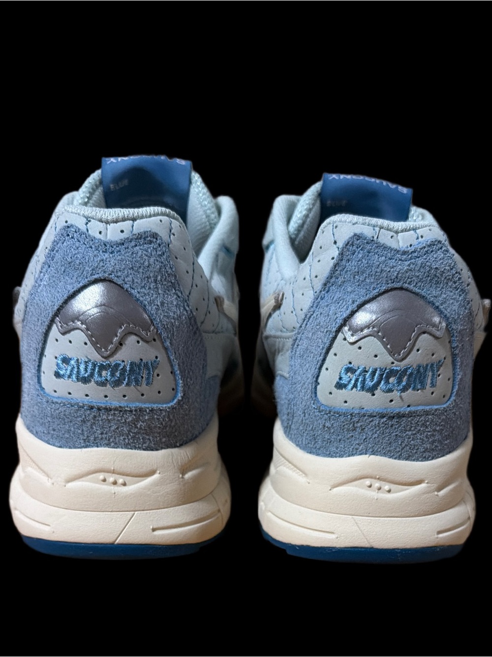 Saucony 3D GRID HURRICANE “Chromatic Pack” Light blue/White Men’s 10.5 NEW - Picture 5 of 13
